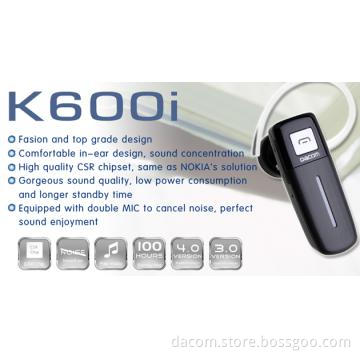 Dacom stereo headsets with dual-mics noise cancelling